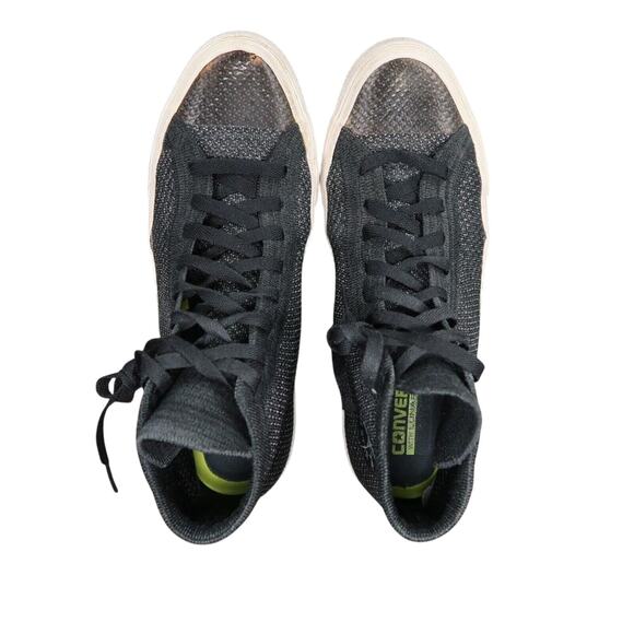 Converse Shoes Womens 10 Sneakers Chuck Taylor All Star II Flyknit Hi Lunarlon - Picture 6 of 16